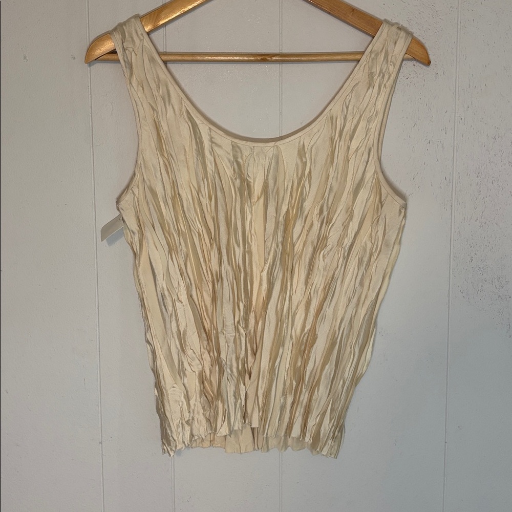 Vince Crushed Satin Bias Strip Tank - Picture 10 of 17
